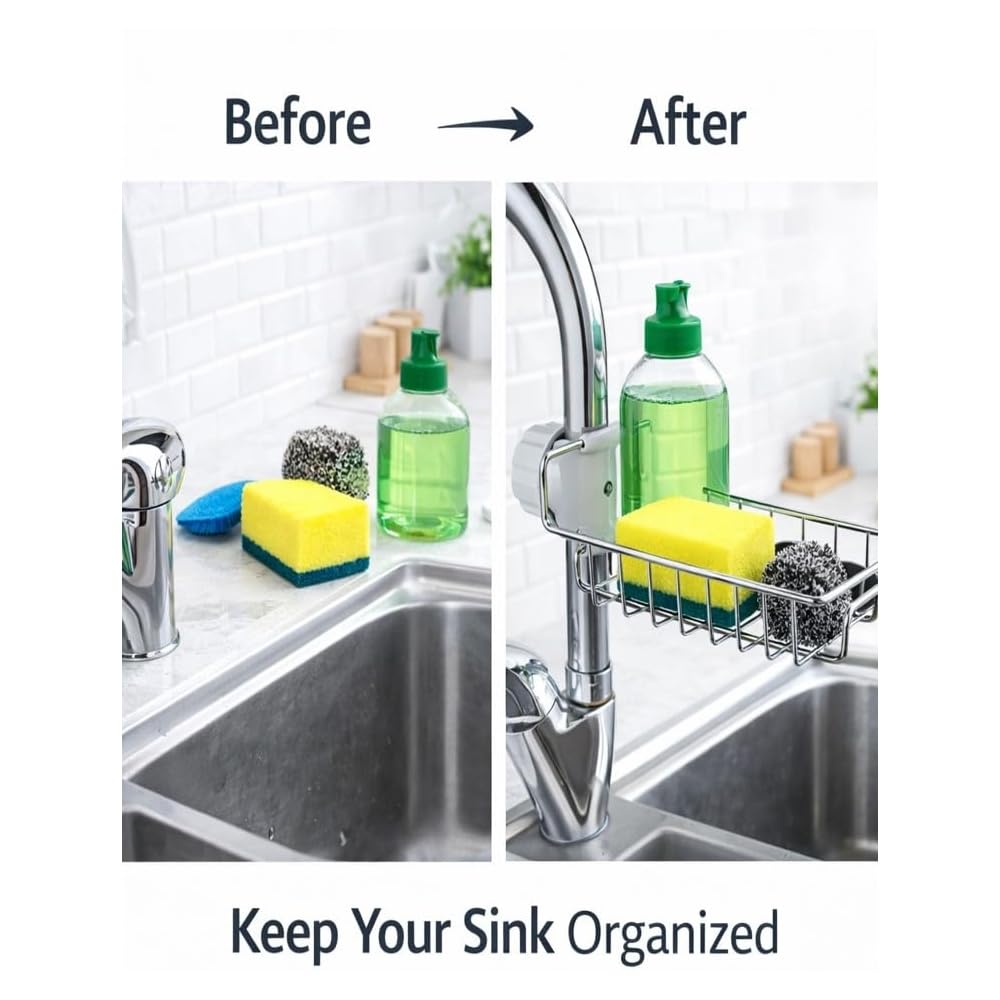 Kitchen Sink Caddy Organizer Tray