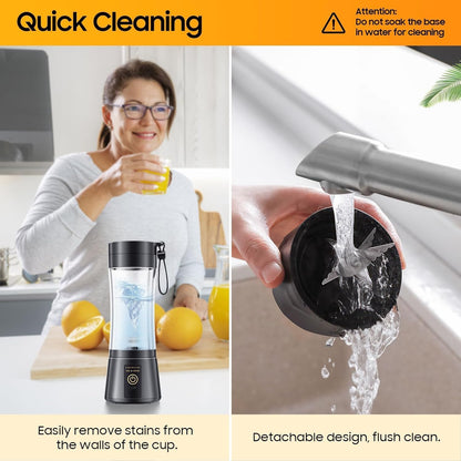 Portable USB Rechargeable Smoothie Blender